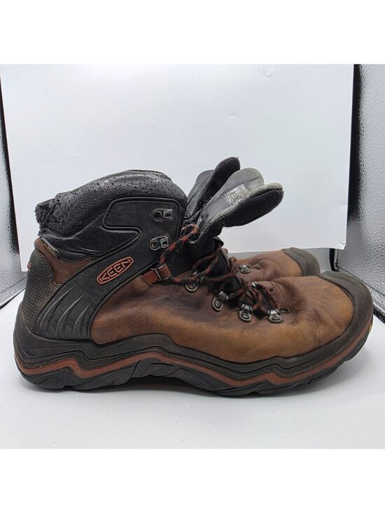 Keen Liberty Ridge Waterproof Leather Mens Hiking Boots Size 14 Brown Outdoor main image 5